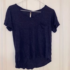 Extremely soft and thin blue shirt